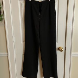 High Waisted Black Wide Legged Dress Pants